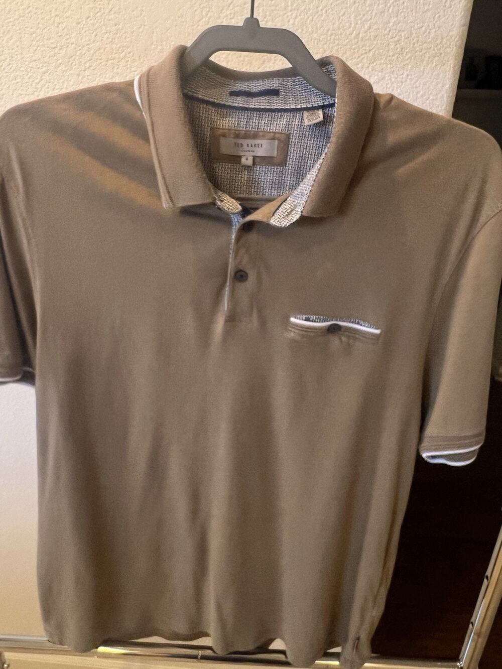 Ted Baker Men's Short Sleeve Polo Shirt Size 5